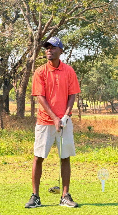 A golfer during a Bogey Free Pro Am Tour round